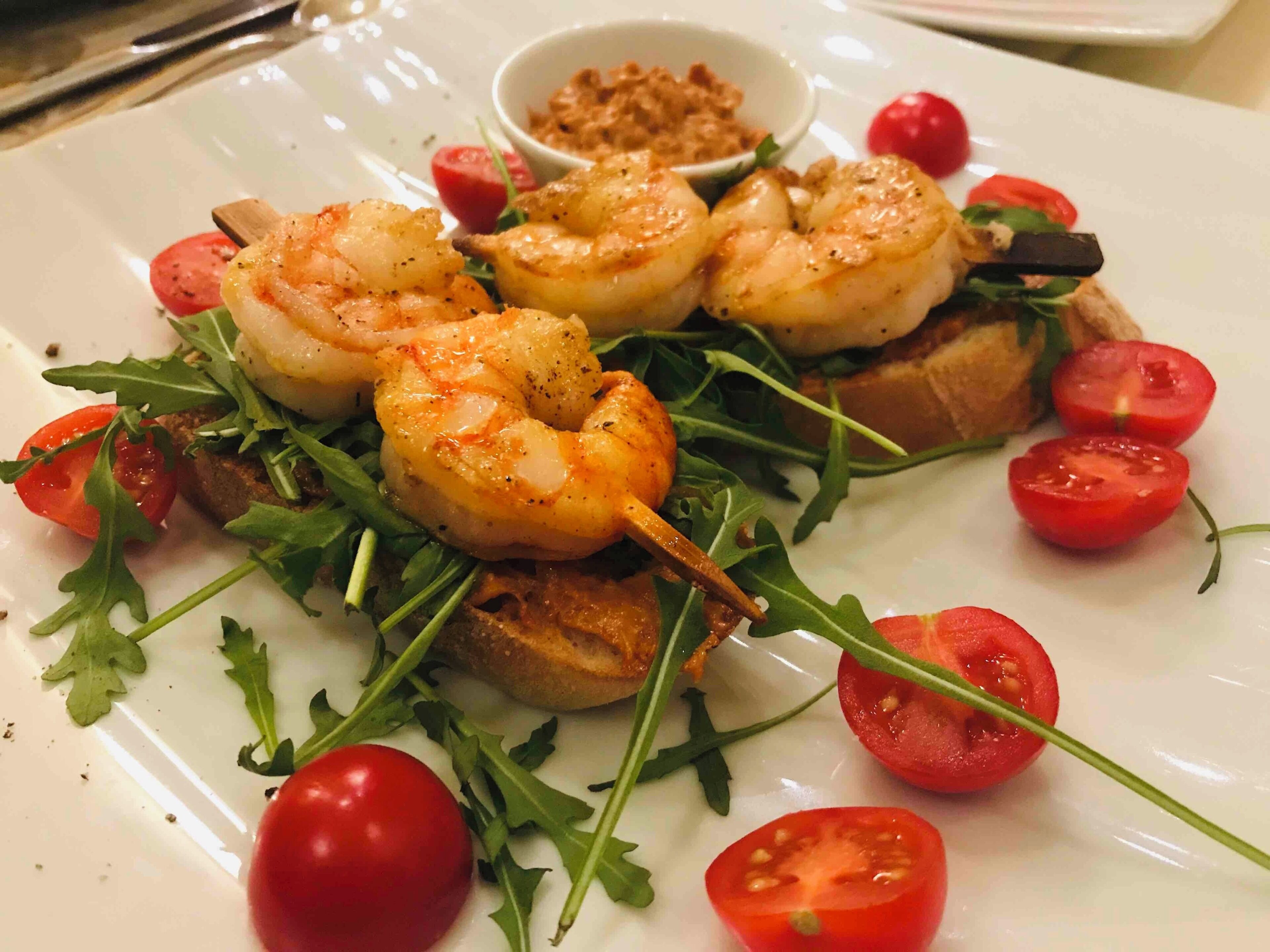 So small town, but so nice food here