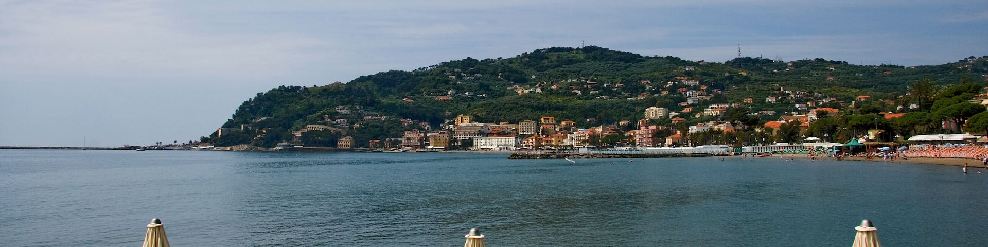 Beach at Diano Marina in Italy