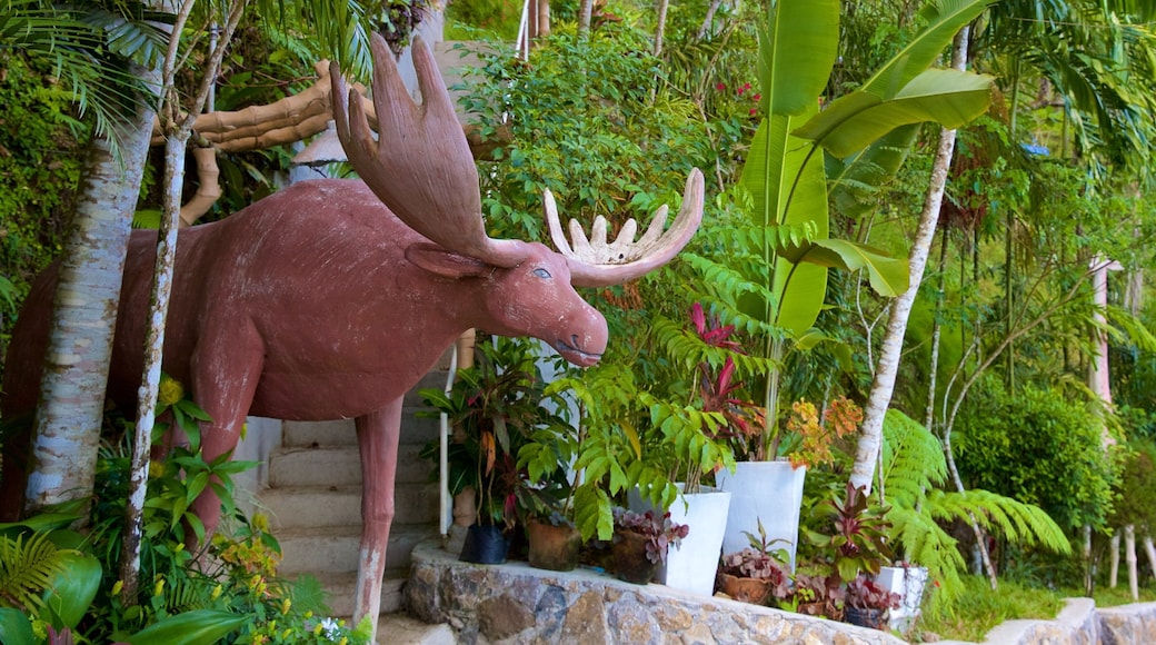 Cebu showing a park and a statue or sculpture