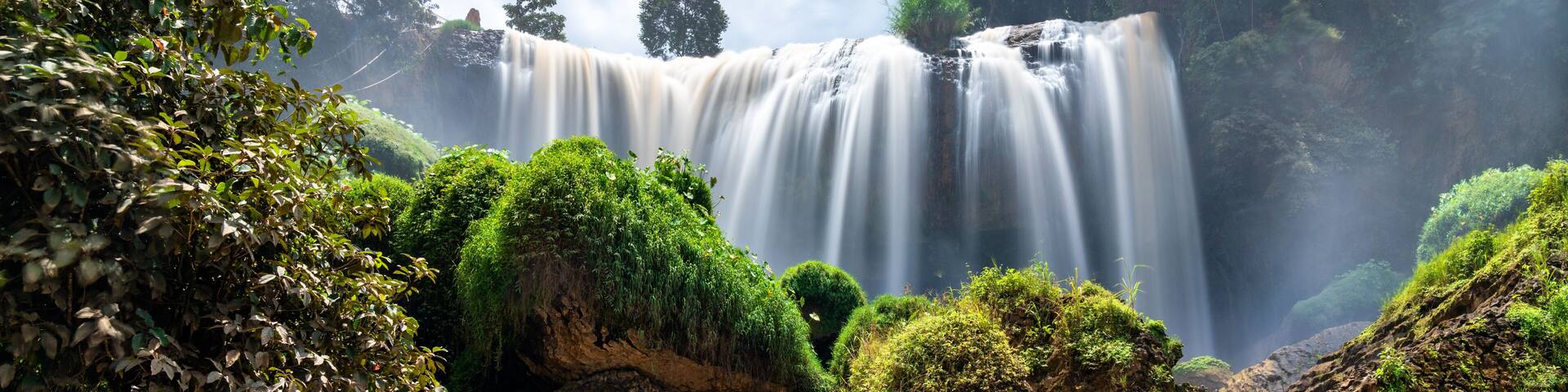 Elephant Falls at Da Lat in Vietnam