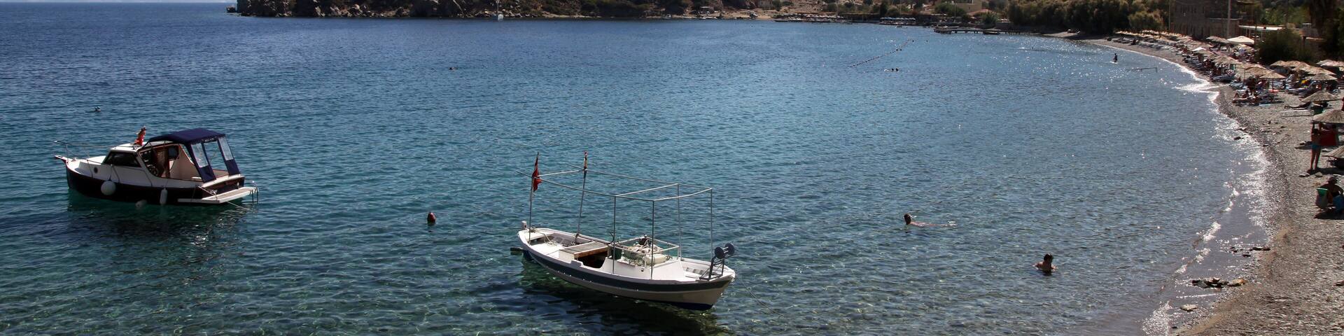 Kargi Cove and beach in Datca, Mugla, Turkey