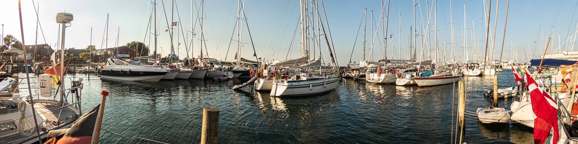 Samsö Hafen von Ballen Panorama 1