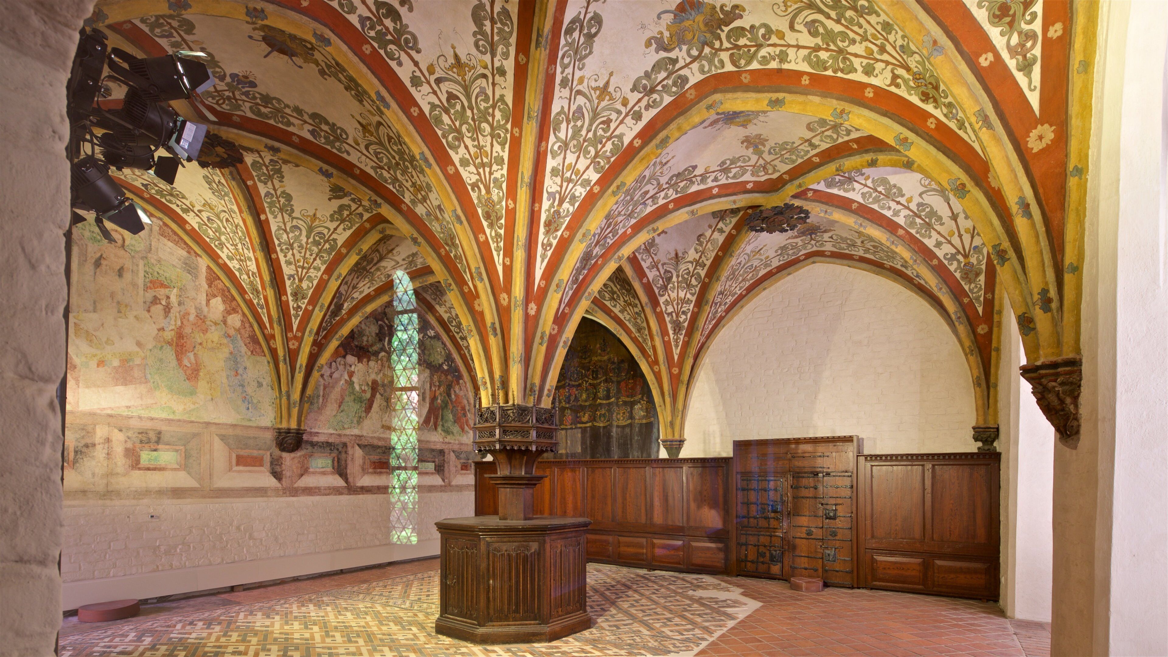 European Hansemuseum featuring interior views and heritage elements