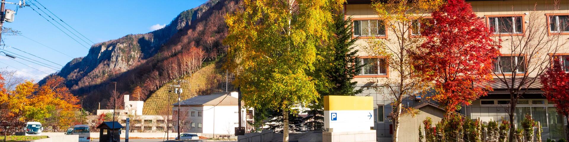 Sounkyo onsen village, Hokkaido, Japan.
