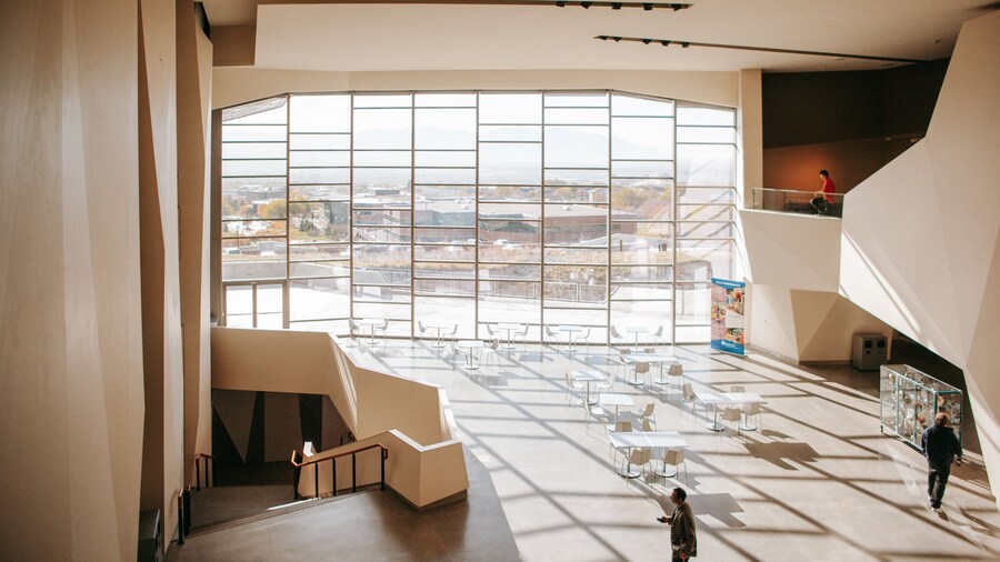 Natural History Museum of Utah which includes interior views