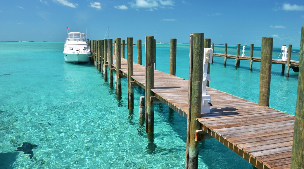 Staniel Cay yacht club. Exumas, Bahamas