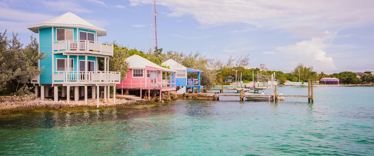Staniel Cay yacht club. Exumas, Bahamas