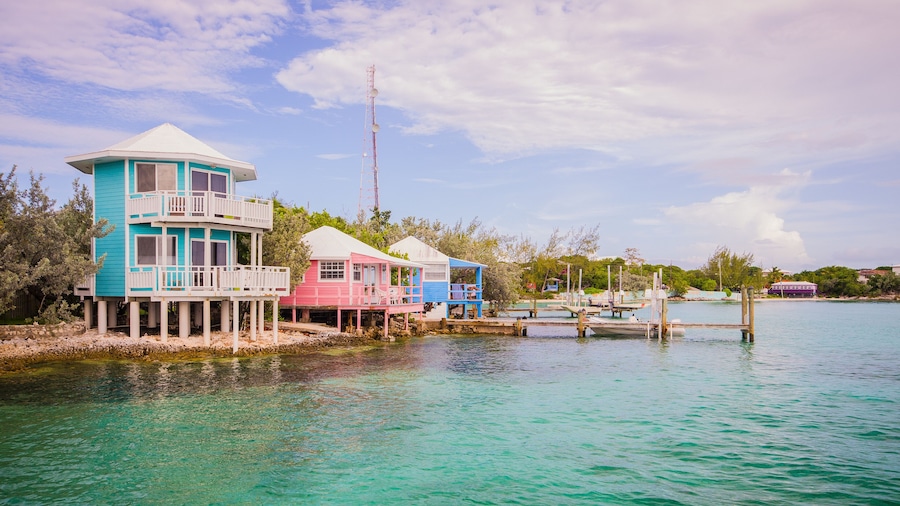 Staniel Cay yacht club. Exumas, Bahamas