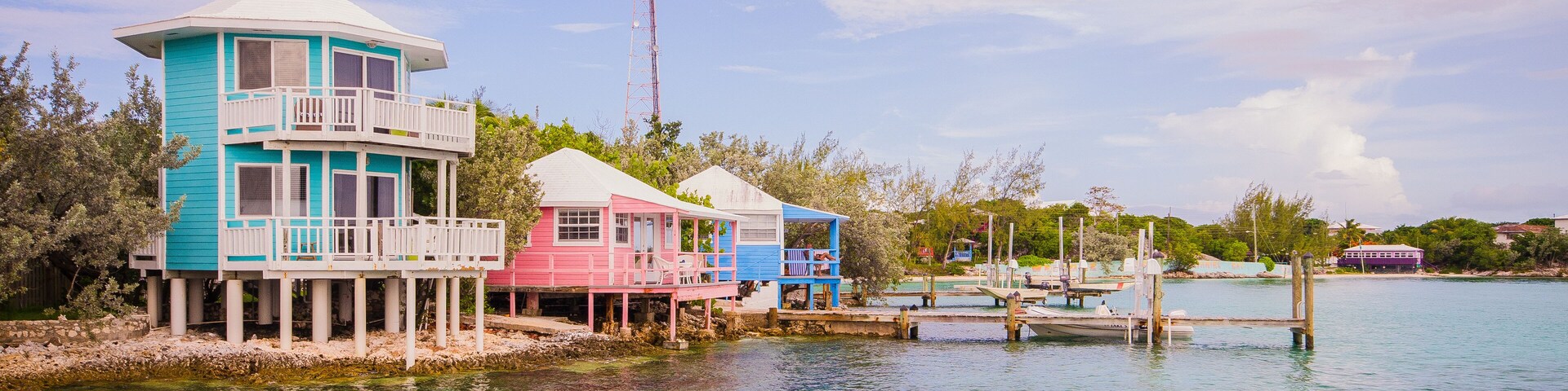 Staniel Cay yacht club. Exumas, Bahamas