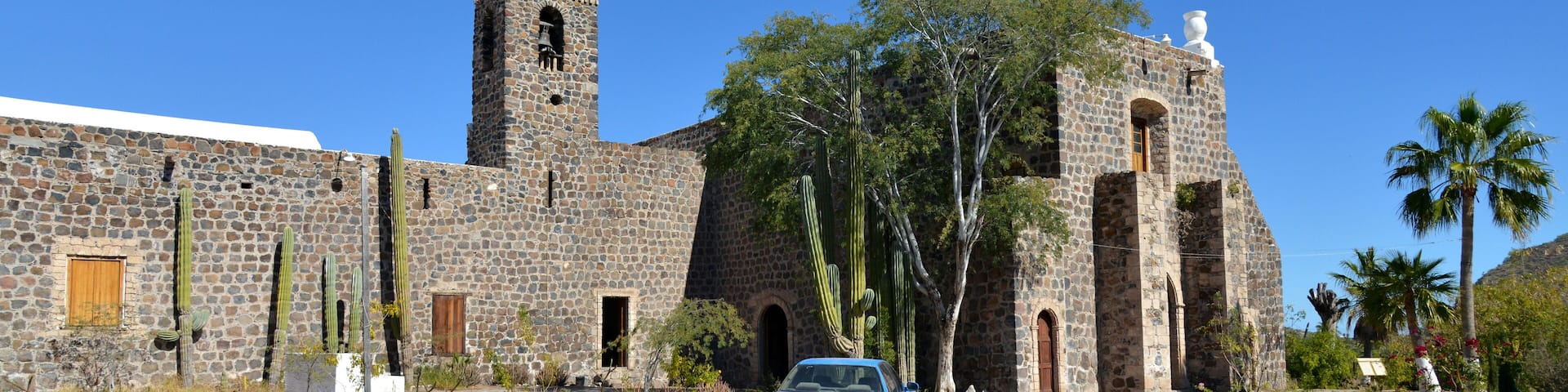 Mission Santa Rosalia de Mulege is located in the oasis of Mulege, in Mulege Municipality, northeastern Baja California Sur state, Mexico