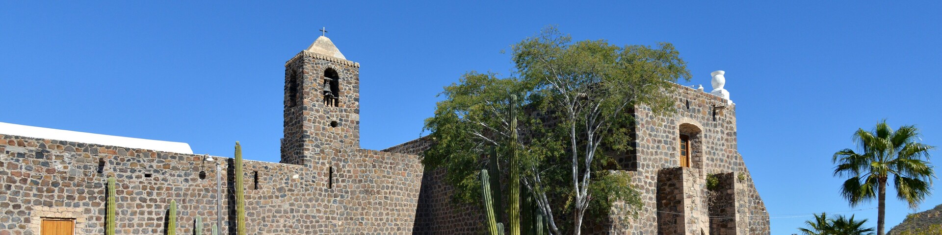 Mission Santa Rosalia de Mulege is located in the oasis of Mulege, in Mulege Municipality, northeastern Baja California Sur state, Mexico