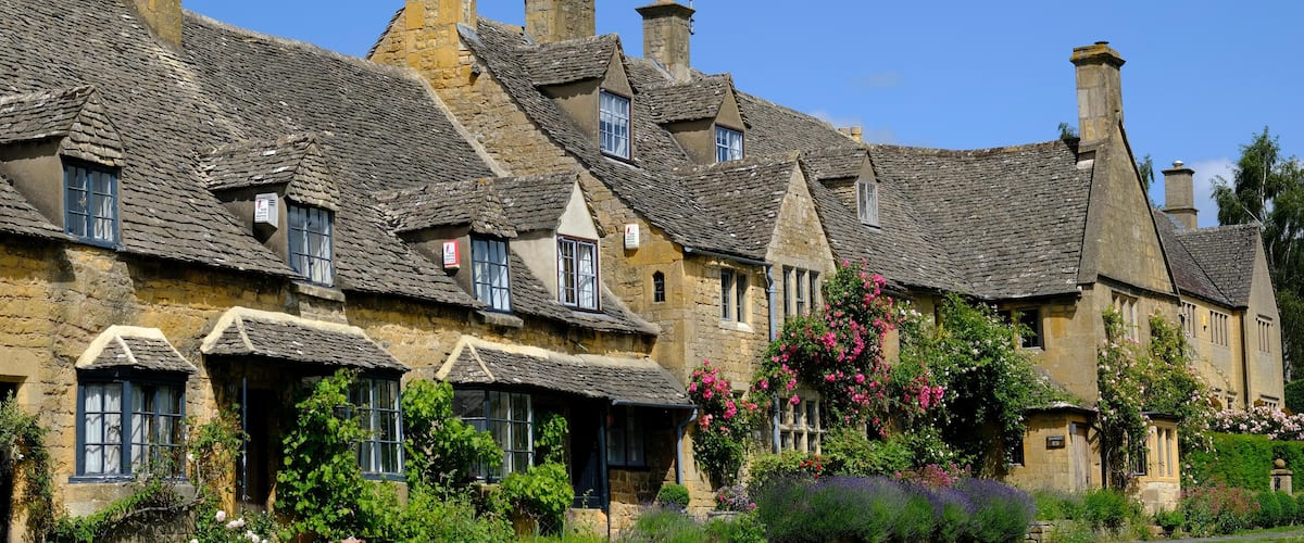 JCE31F Broadway Village in The Cotswolds