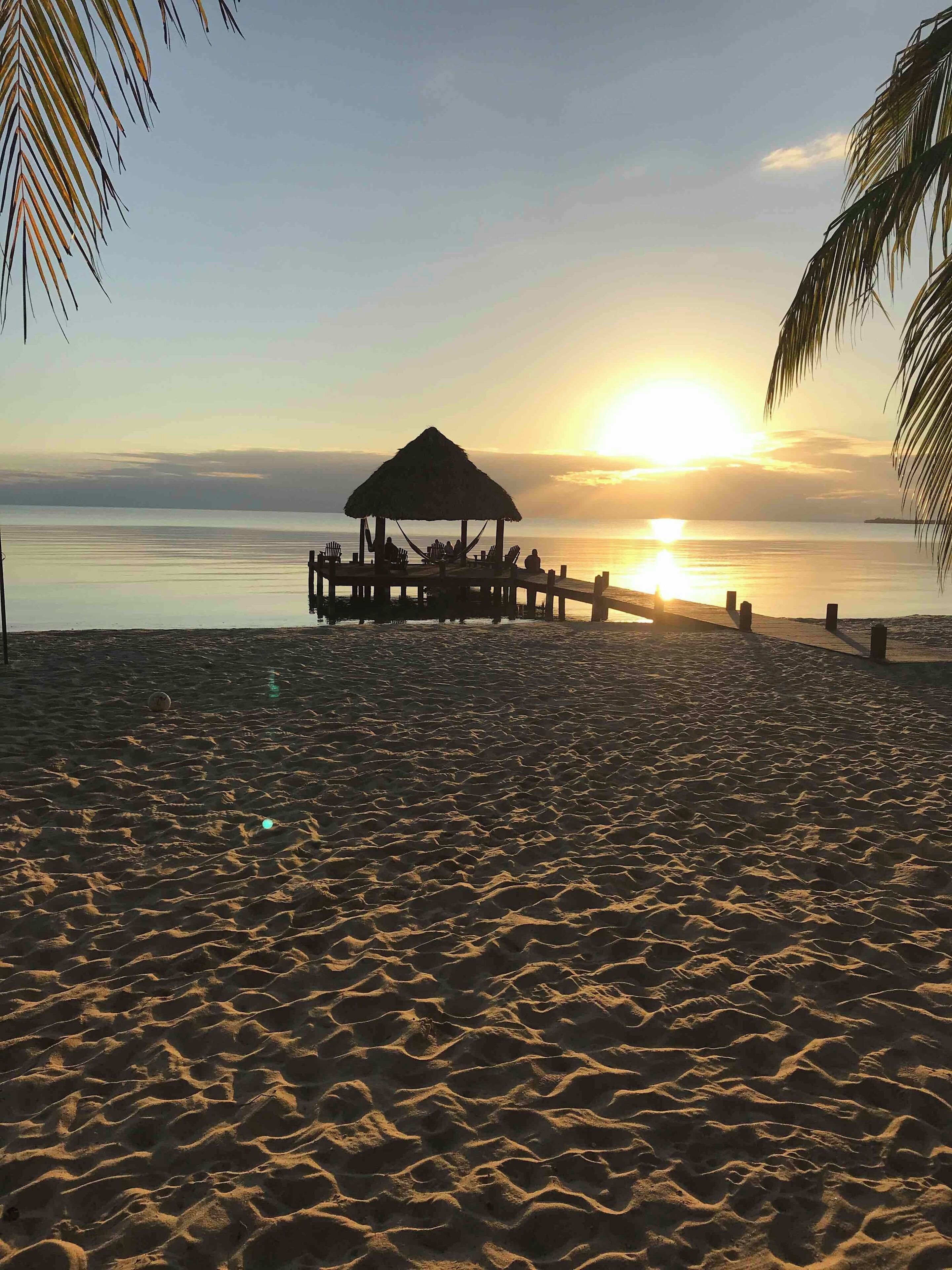 Sunrise at the Green Parrot Beach Houses