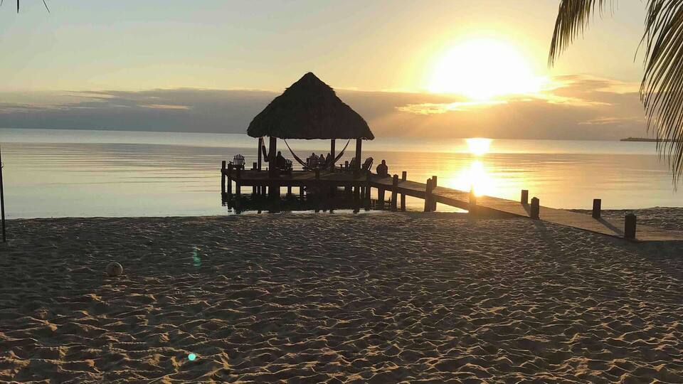 Sunrise at the Green Parrot Beach Houses