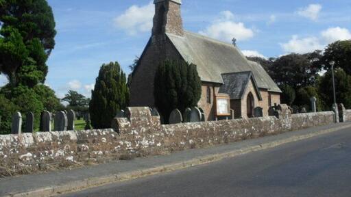 Blackford Church in Cumbria, near to Blackford, Cumbria, Great Britain. Dedicated to St. John the Baptist.