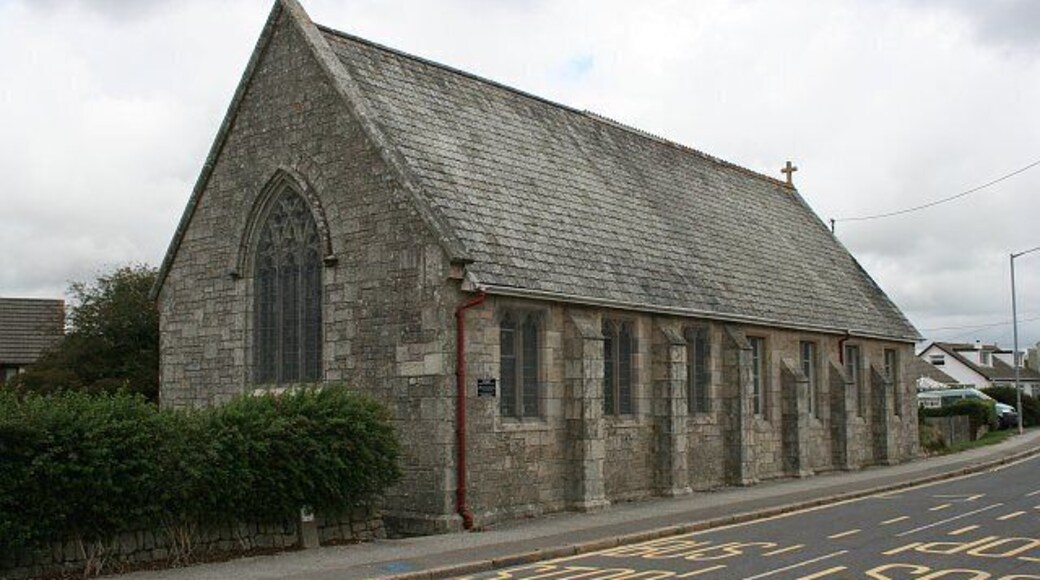 The Mission Church of St Francis. The established Anglican church had a problem in late 19th century Cornwall, their churches were centred on pre-industrial parishes and were often remote from the new industrial settlements. The answer was to set up mission churches like this one which was built in 1884.