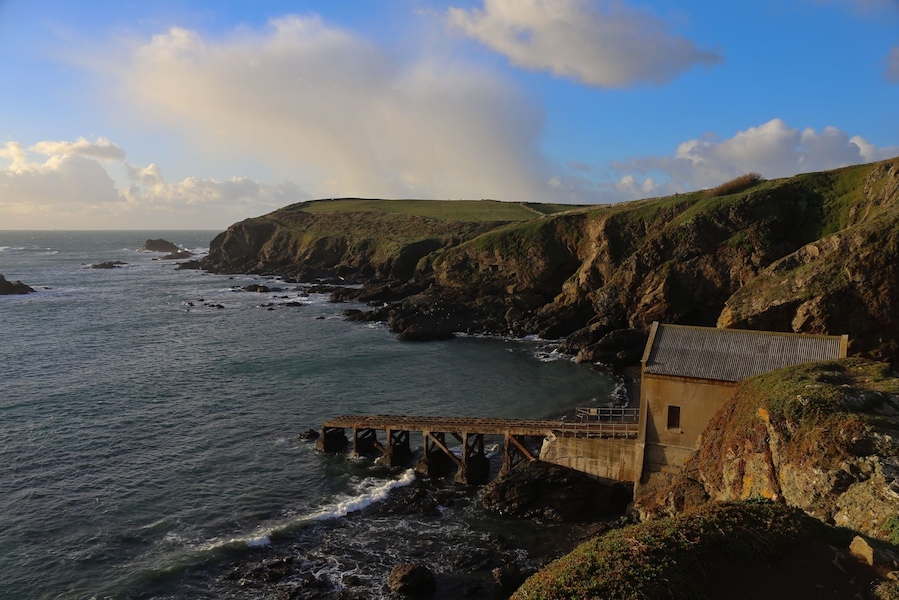 This is an old lifeboat station used for many of years to rescue ships run aground on this rocky coastline. This is the most southerly point of Britain. Here are some amazing villages in and around the Lizard. Known for its rocks which have a red vein going through them.