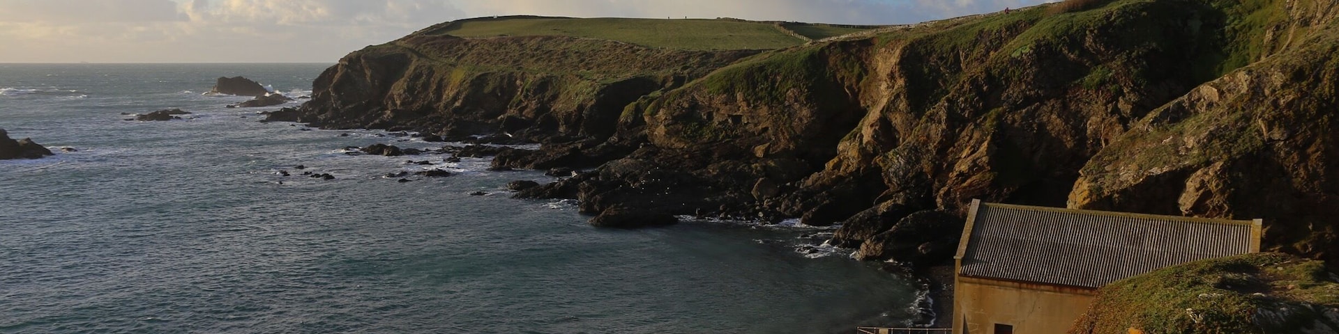 This is an old lifeboat station used for many of years to rescue ships run aground on this rocky coastline. This is the most southerly point of Britain. Here are some amazing villages in and around the Lizard. Known for its rocks which have a red vein going through them.