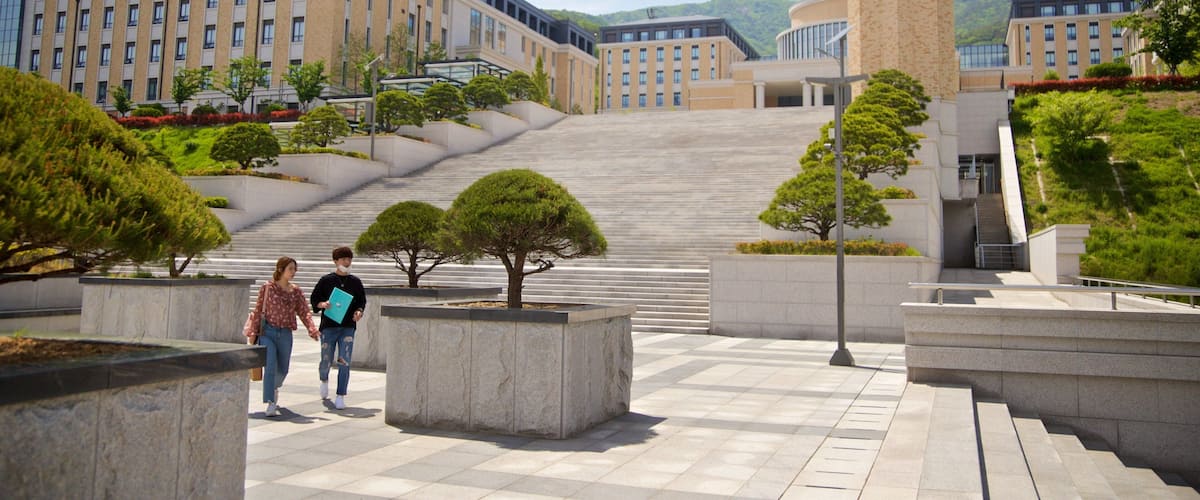 Busan University of Foreign Studies as well as a couple