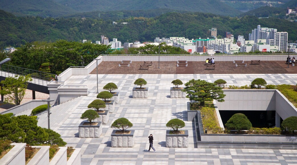 Busan University of Foreign Studies showing a square or plaza