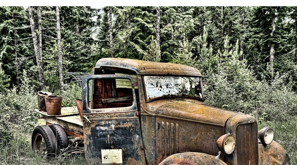 Some abandoned cars on the side of the road. Decay makes some of the best. HDR photos