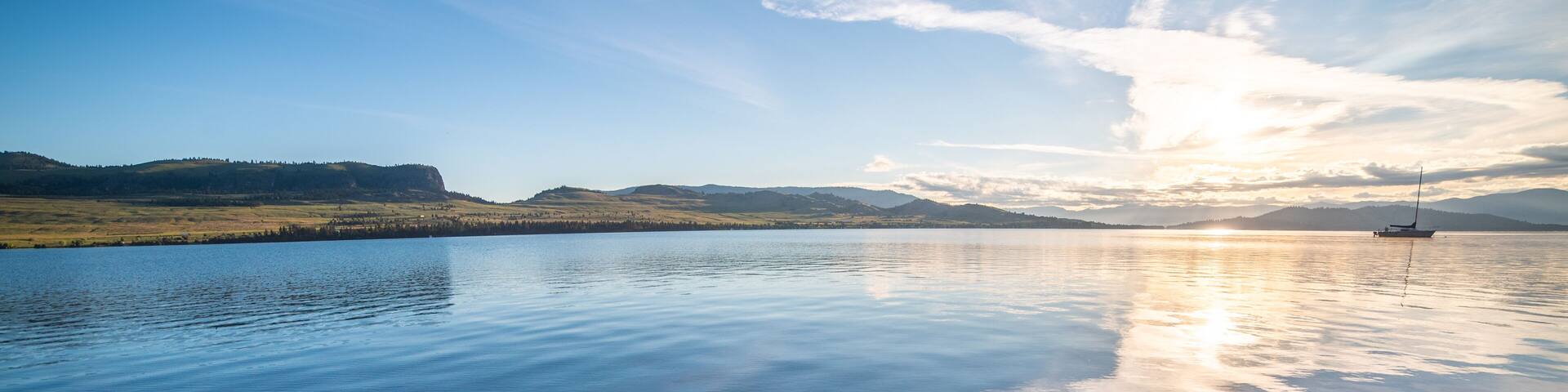 Peaceful Summer Morning On The Lake