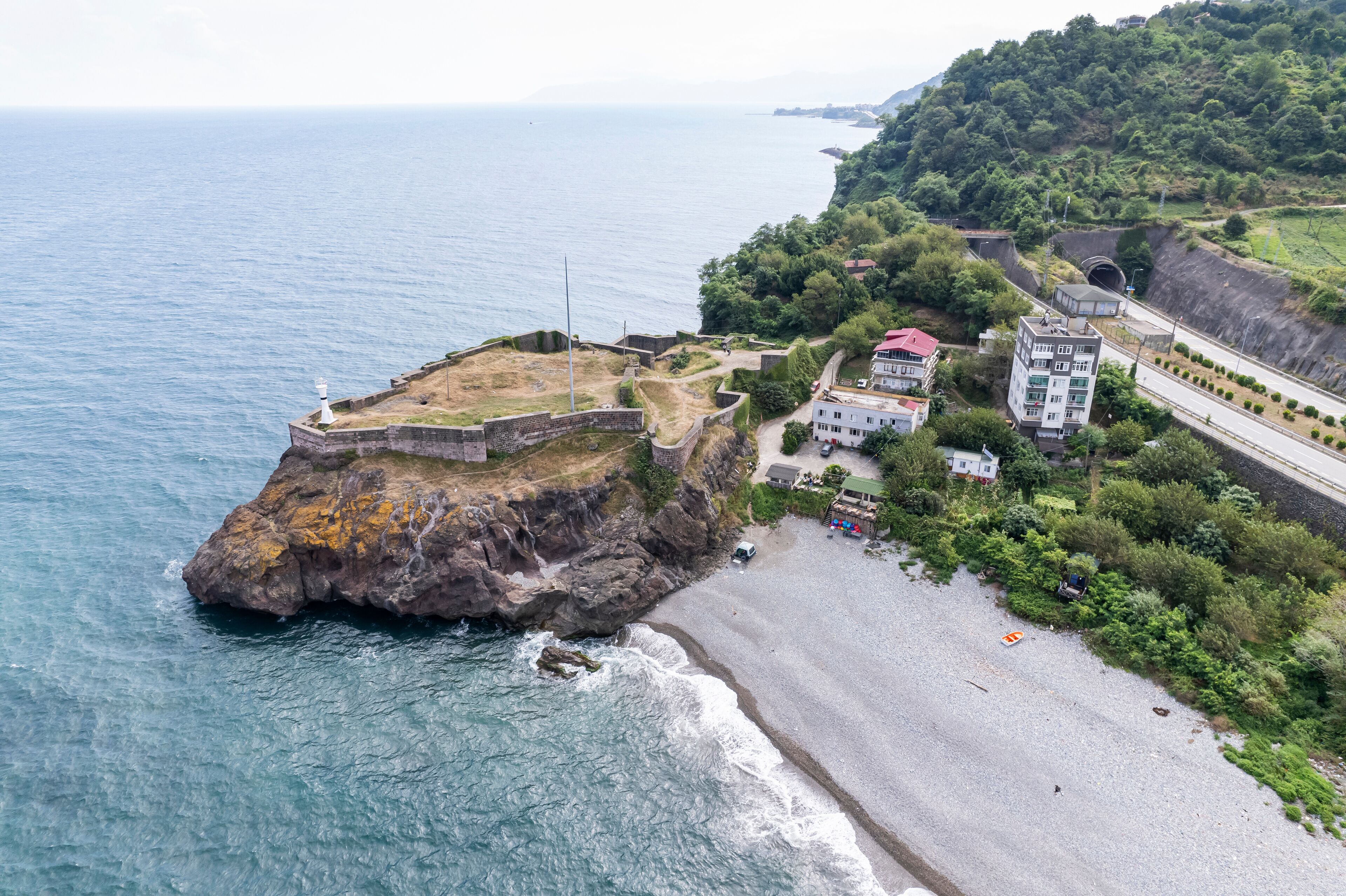 Eynesil Castle in Giresun, Turkey.