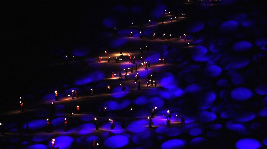 Aix-en-Provence which includes night scenes and snow as well as a small group of people