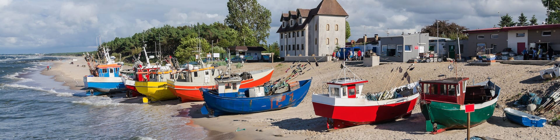 Fishing port in Chlopy, Poland; Shutterstock ID 534557437