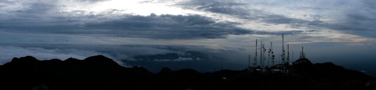 The volcano Barú is the highest mountain in Panama (3477m). 
It is possible to take a cab to approx. 1700m and hike the rest (13km). It takes around 5 to 6 hours to go up. When the weather is good you can see the Pacific and the Carribean.
Even if tour operaters tell something different: you don't need a guide! It's long and steep but not difficult.
tip: start at midnight (with a good lamp) so you can watch the sunrise. 
