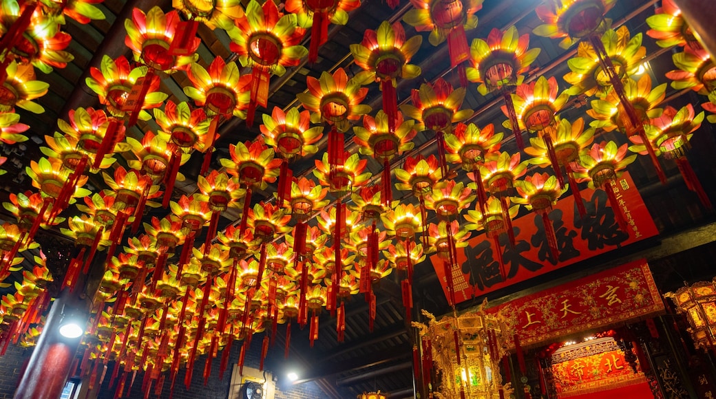 Pak Tai Temple which includes interior views and heritage elements