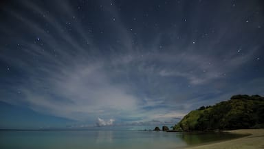 Stargazing on the shores of Aglicay Beach in Alcantara, Romblon, Philippines.