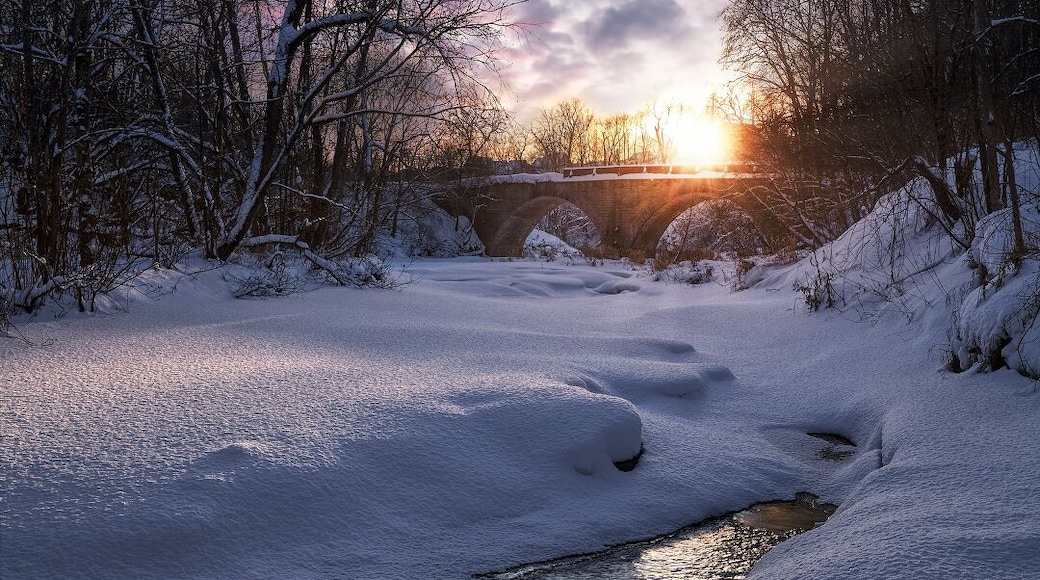 Frozen Lava
River "Lava" at winter time during the sunset