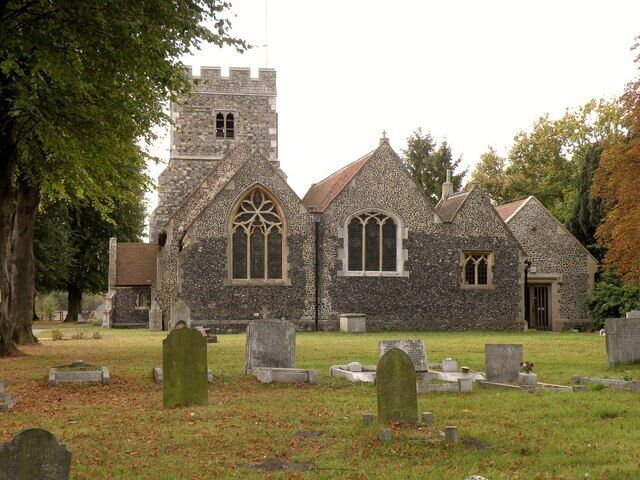 Parish church of St Mary Magdalene, North Ockendon, east London (formerly Essex), seen from the east