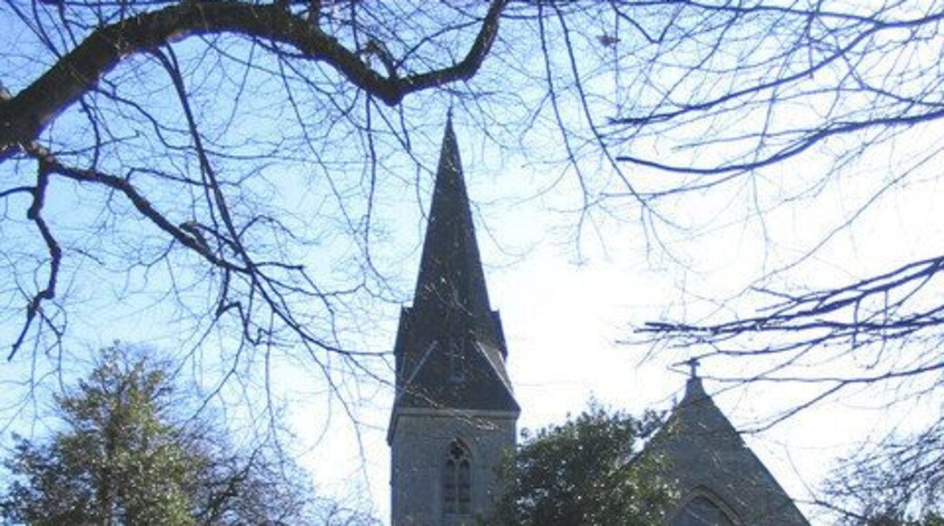 All Saints parish church, Cranham, East London (formerly Essex), seen from the west