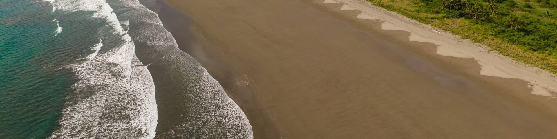 Vistas aereas Playa las Lajas Chiriqui