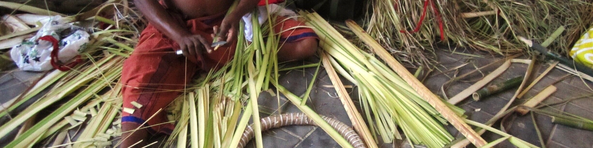 @incredibleindia @PMOIndia A theyyam dancer prepping his costume in Wayanard Kerala #thetinytaster