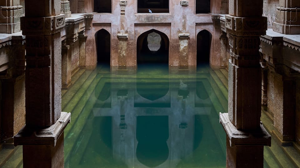 Adalaj Stepwell (Rudabai Stepwell) in Adalaj near Gandhinagar city, India