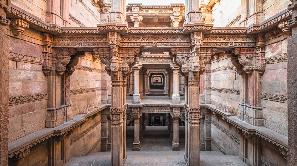 Adalaj Stepwell or Rudabai Stepwell is a stepwell located in the small town of Adalaj, close to Gandhinagar city in the Indian state of Gujarat, India.