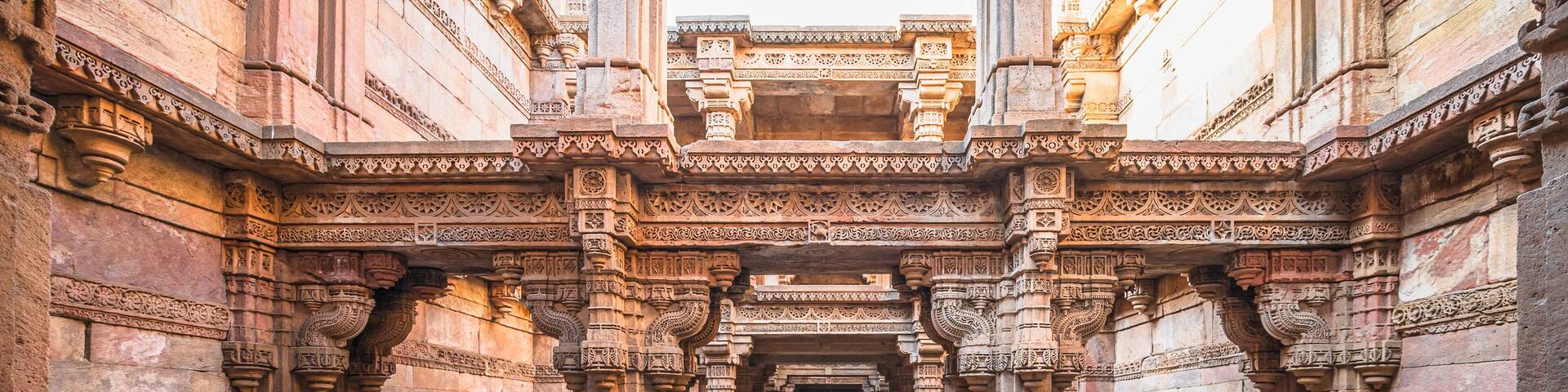 Adalaj Stepwell or Rudabai Stepwell is a stepwell located in the small town of Adalaj, close to Gandhinagar city in the Indian state of Gujarat, India.