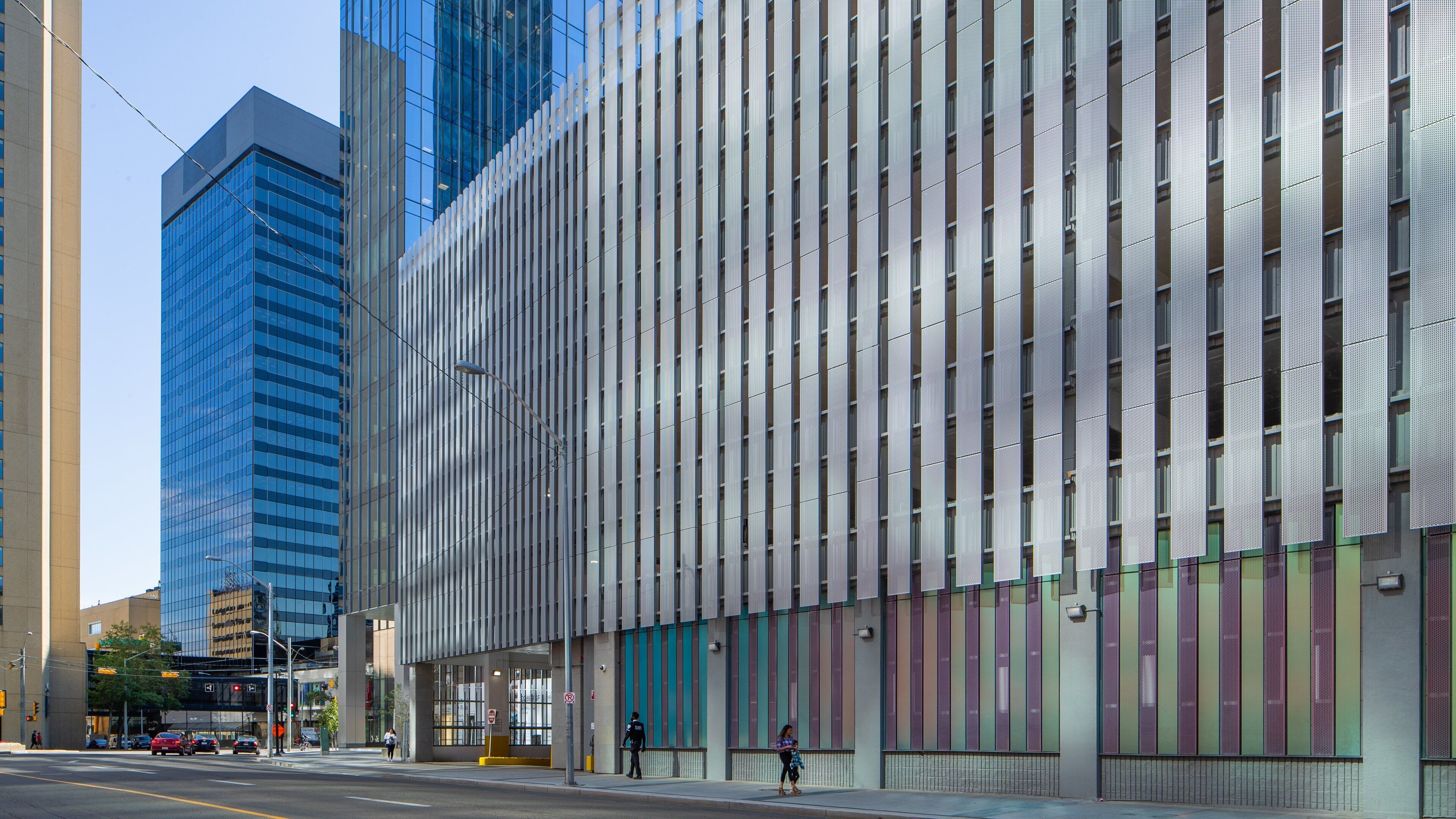 Ice District featuring a city