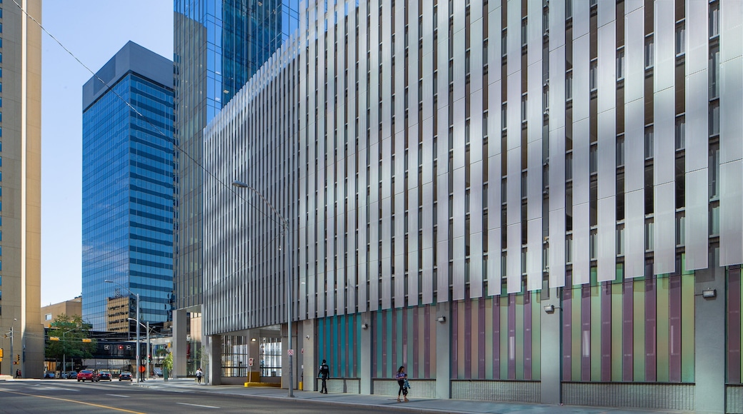 Ice District featuring a city