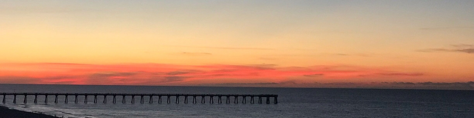 Sunrise at the beach. Doesn’t get much better than that. There were tons of shells that had washed up onto beach over night, mostly smaller shells but still pretty neat.