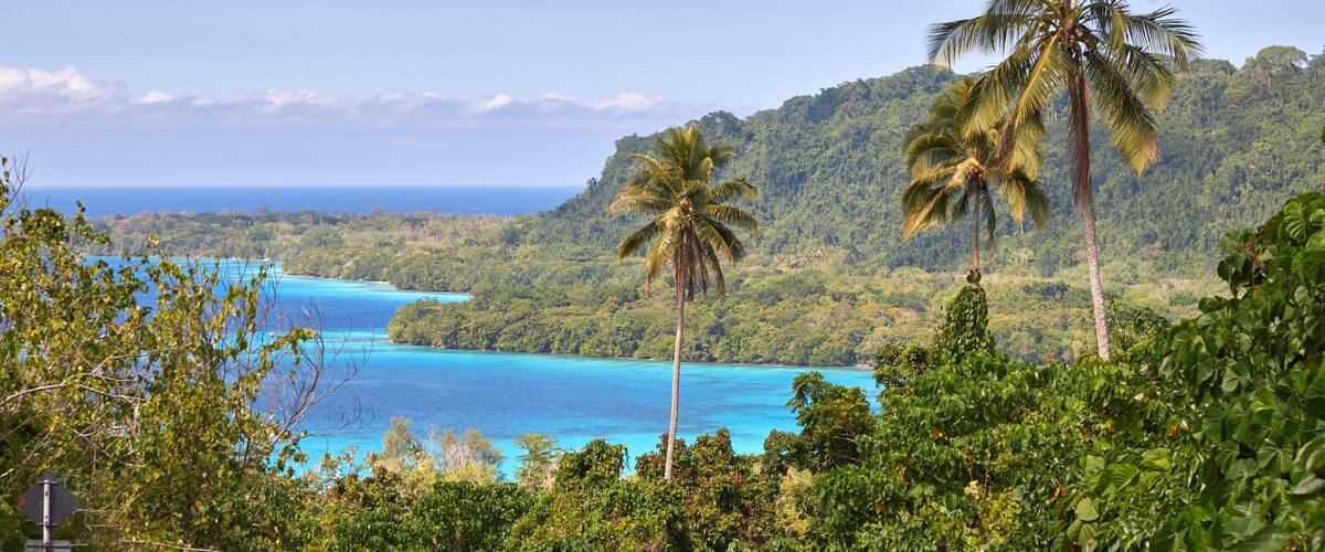 Espiritu Santo mettant en vedette lac ou étang, scÚnes tropicales et scÚnes tranquilles