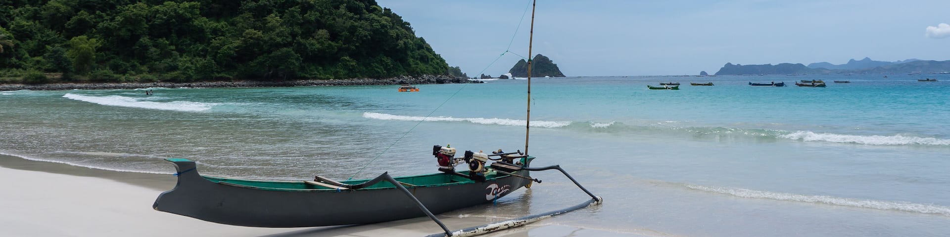Plage de Selong Belanak, Lombok, Indonésie
