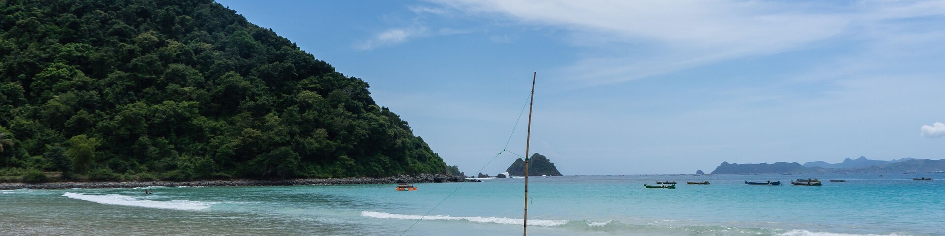 Plage de Selong Belanak, Lombok, Indonésie