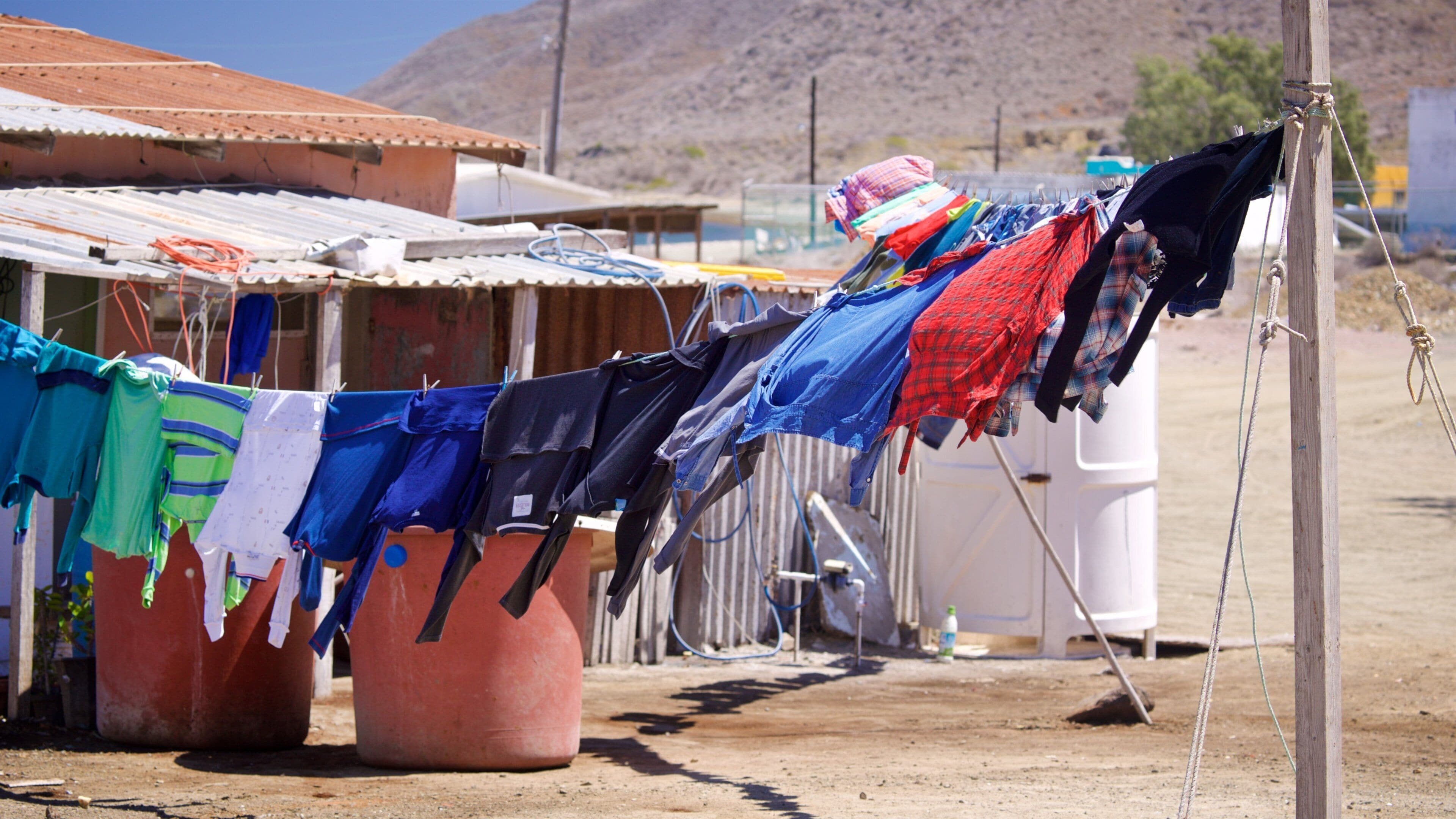 Puerto San Carlos featuring a small town or village