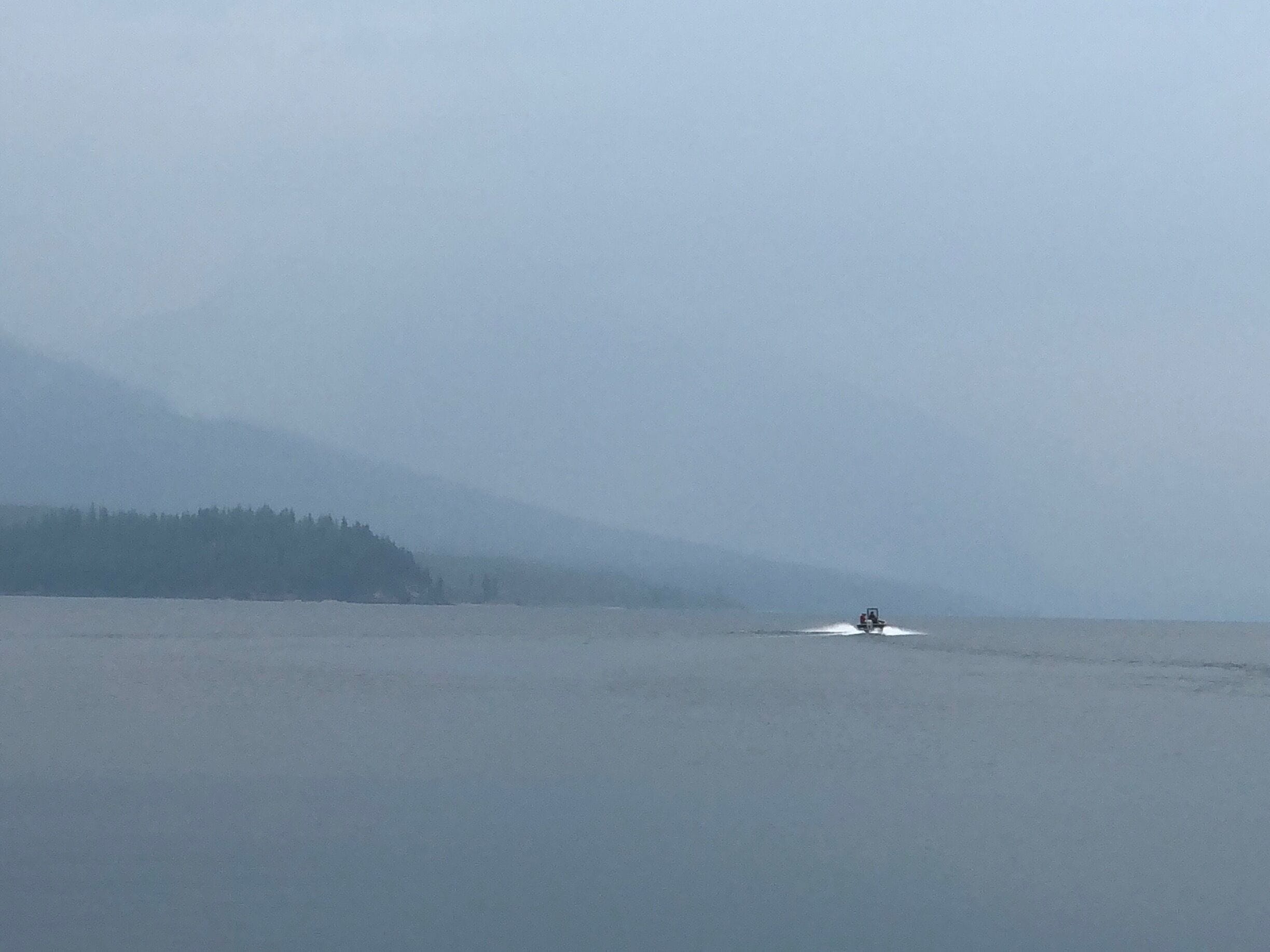 Fire fighters headed out on Lake Macdonald! 