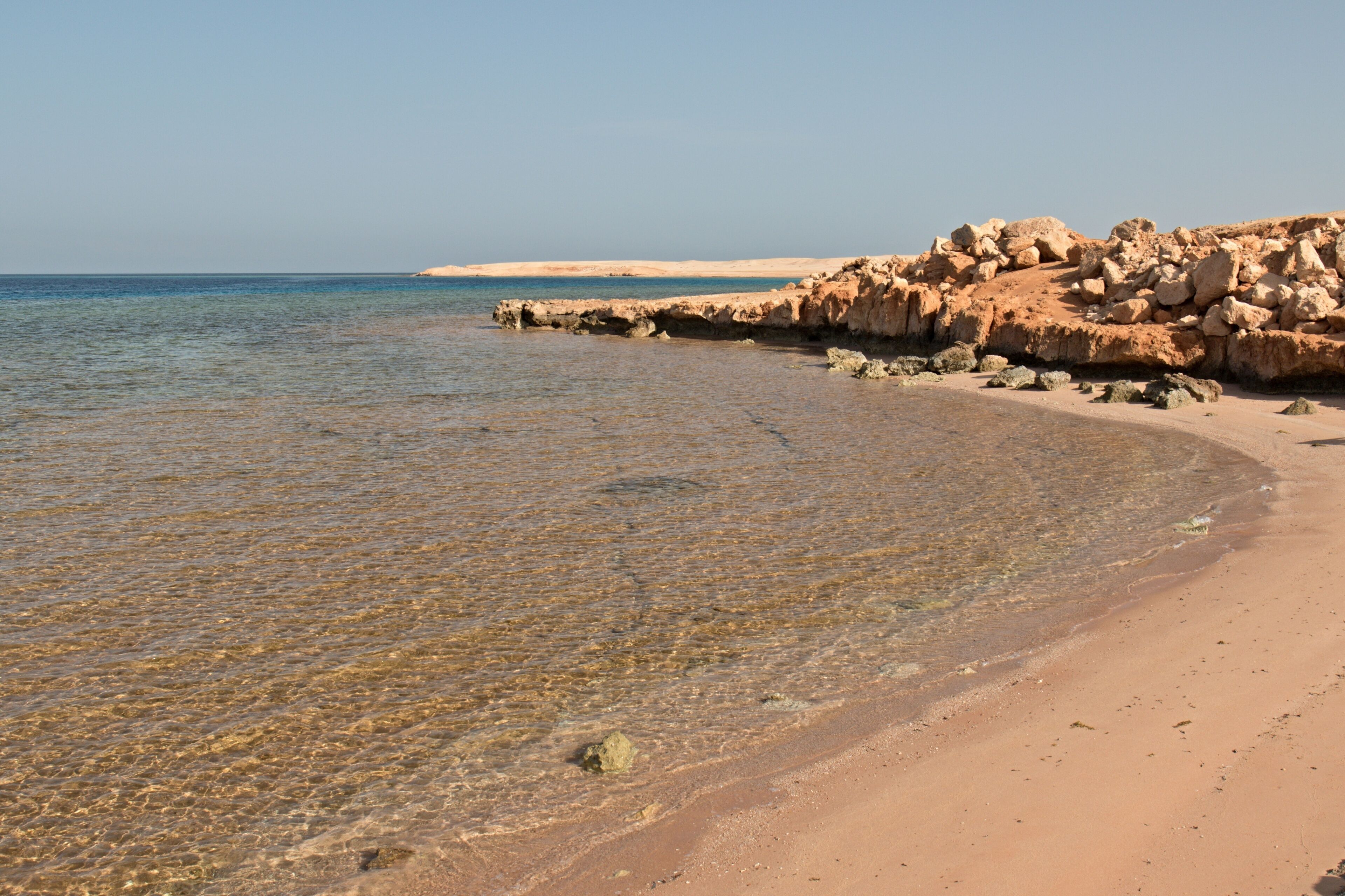 View of the Red Sea coast. Gulf of Aqaba. Saudi Arabia.
