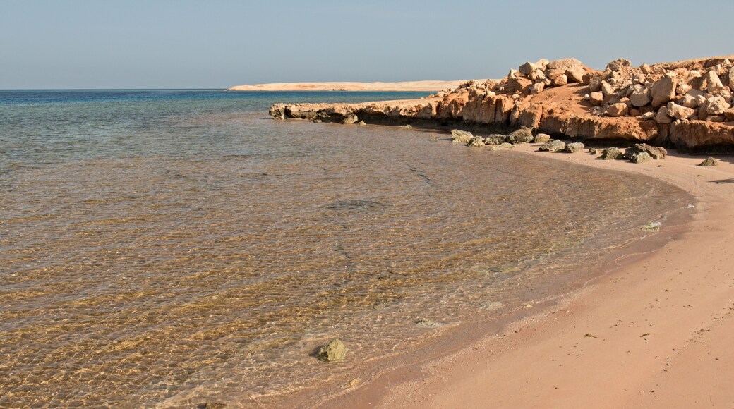 View of the Red Sea coast. Gulf of Aqaba. Saudi Arabia.
